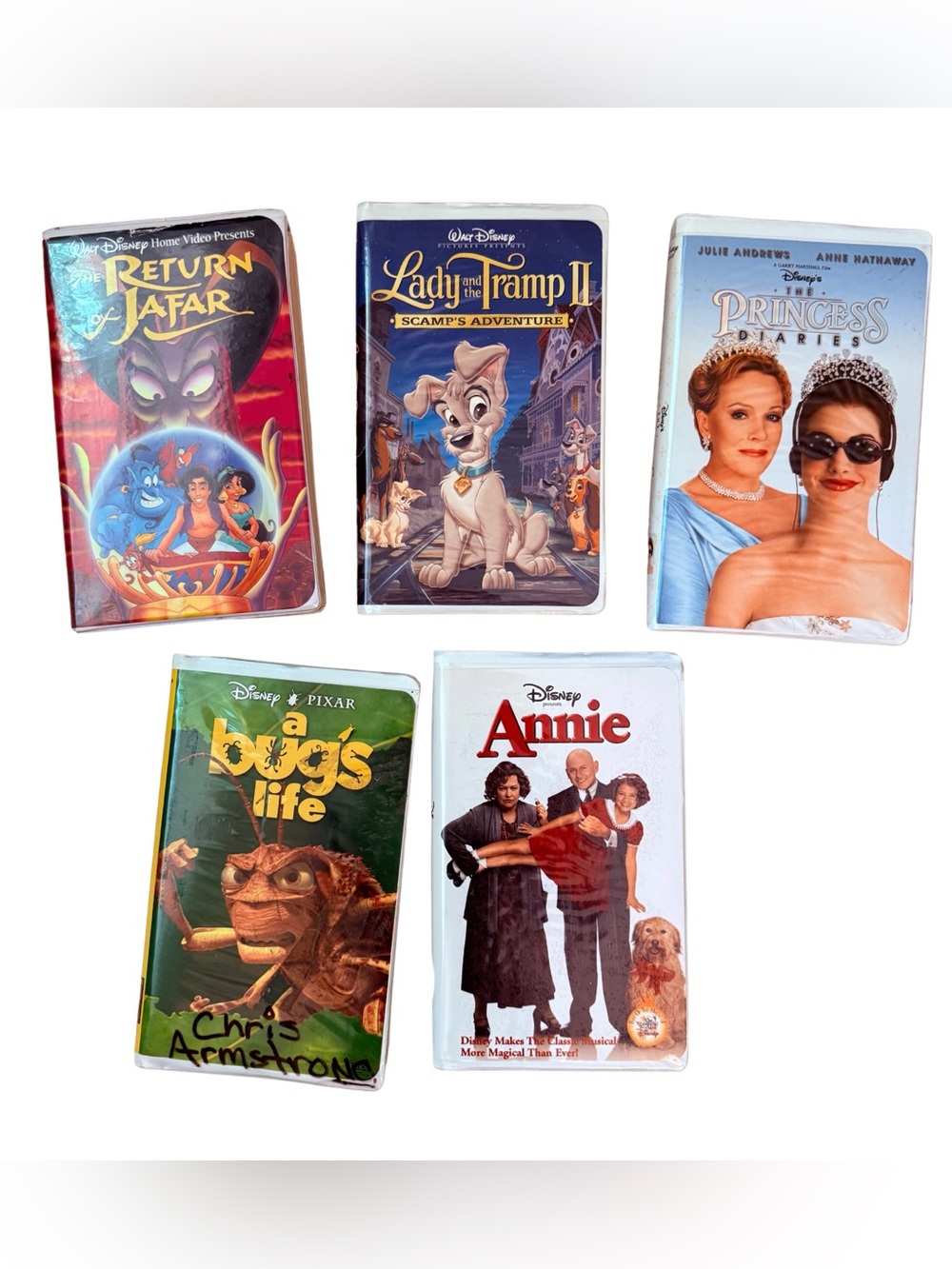 Disney & Classic Movie VHS Lot – Colorful Covers